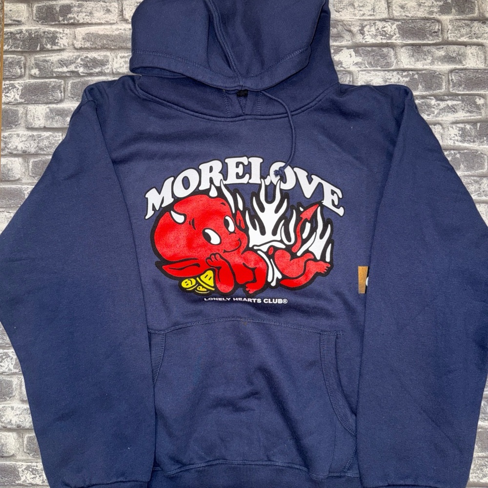 Massive Action “More Love” Hoodie Lonely Hearts Club Size XXL Rare Heavyweight